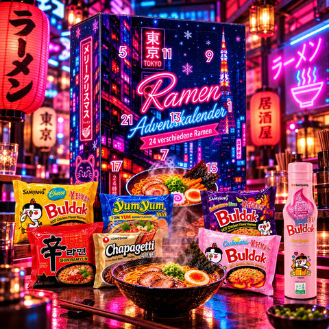 Ramen XXL Adventskalender - 24 köstliche Instant-Nudeln