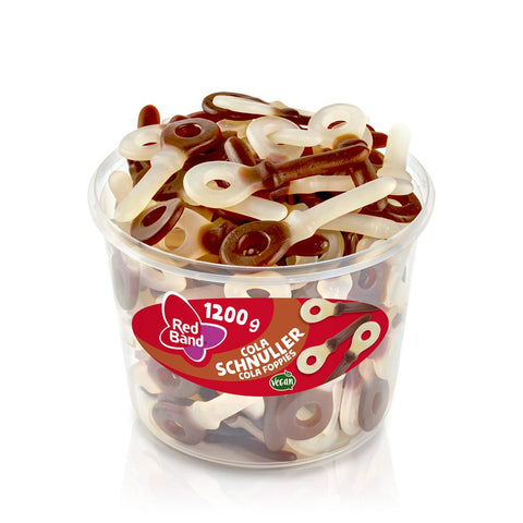 Red Band Cola Schnuller Vegan Dose 1,2kg - bei Prime-Store Süßigkeiten im Schnellversand