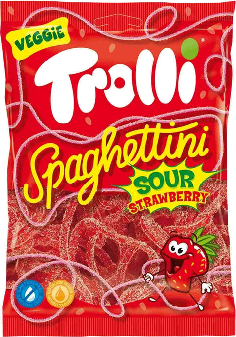 Trolli Spaghettini Sour Erdbeer 100g