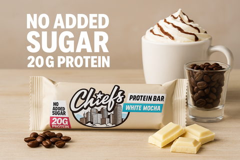 Chiefs Proteinriegel White Mocha 55g