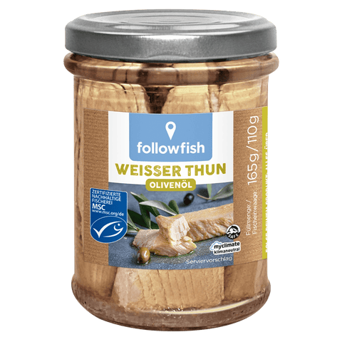 MSC Weißer Thun in Bio-Olivenöl 165g