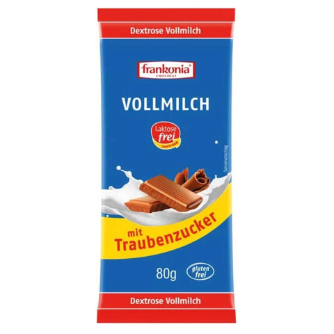 Frankonia Dextrose Vollmilch Schokolade 80g