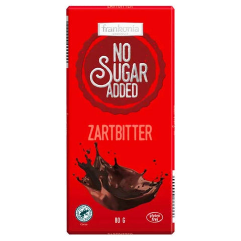 Frankonia No Sugar Added Zartbitter 80g
