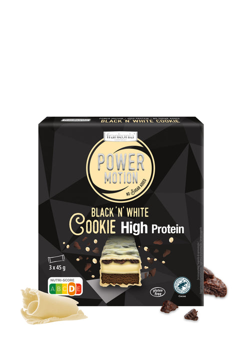 Frankonia Power Motion Proteinriegel Black ’n‘ White Cookie 135g