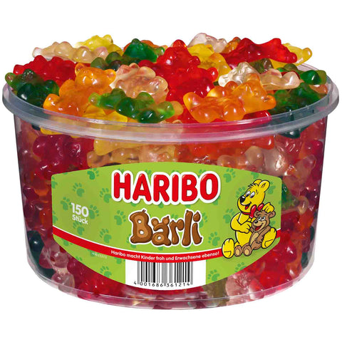 Haribo Bärli Dose 150er - Prime-Store Süßigkeiten Schnellversand