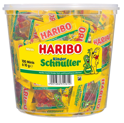 Haribo Kinder Schnuller Minis Dose 100er - Prime-Store Süßigkeiten Schnellversand