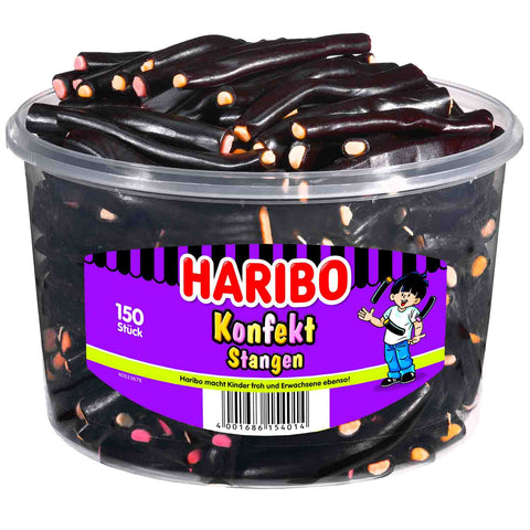 Haribo Konfekt-Stangen Dose 150er - Prime-Store Süßigkeiten Versand