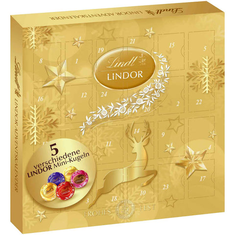 Lindt Lindor Mini Adventskalender 109g