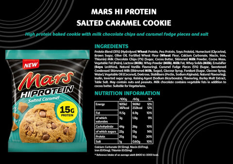 Mars High Protein Salted Caramel Cookie 60g