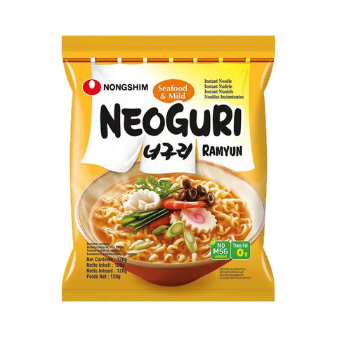 Nong Shim Neoguri Instantnudeln Seafood & Mild Ramyun 20 x 120g
