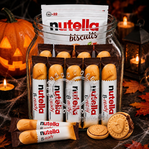 Nutella Geschenkglas mit B-ready & Biscuits – 31 Snacks im Glas - 502g