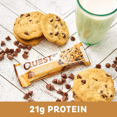 Quest Nutrition Proteinriegel Chocolate Chip Cookie Dough 60g