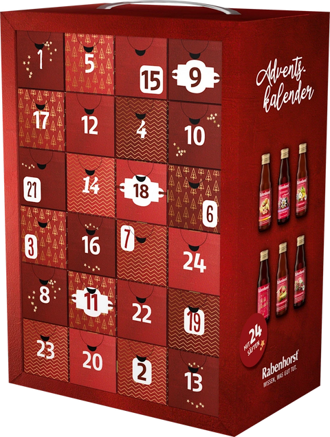 RABENHORST gesunder Saft Adventskalender 2025