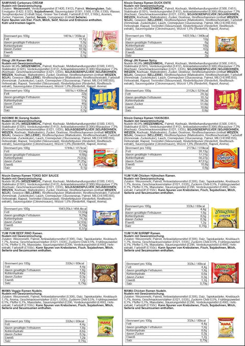 Ramen XXL Adventskalender - 24 köstliche Instant-Nudeln