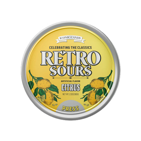 Iconic Retro Sours Citrus 60g