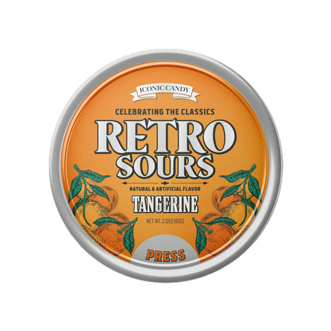 Iconic Retro Sours Tangerine 60g