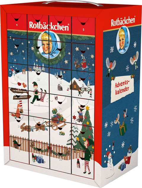 ROTBÄCKCHEN Saft-Adventskalender 2025