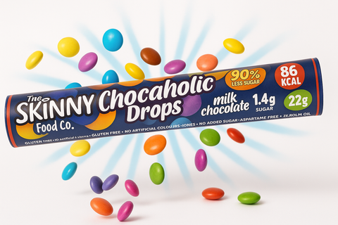 Chocaholic Drops - zuckerfreie Schokolinsen 22g